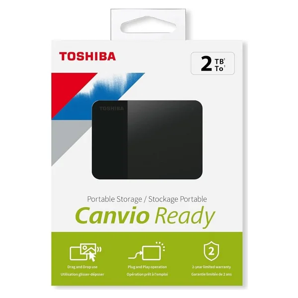 Toshiba Canvio Ready Hdtp320ek3aa USB 3.2 2.5" 2 TB Harici Harddisk - Görsel 4