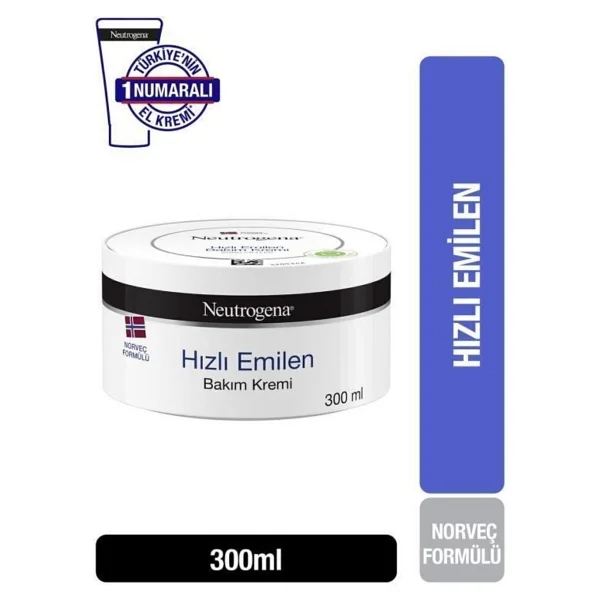 Neutrogena Hızlı Emilen Bakım Kremi 300 Ml - Görsel 2