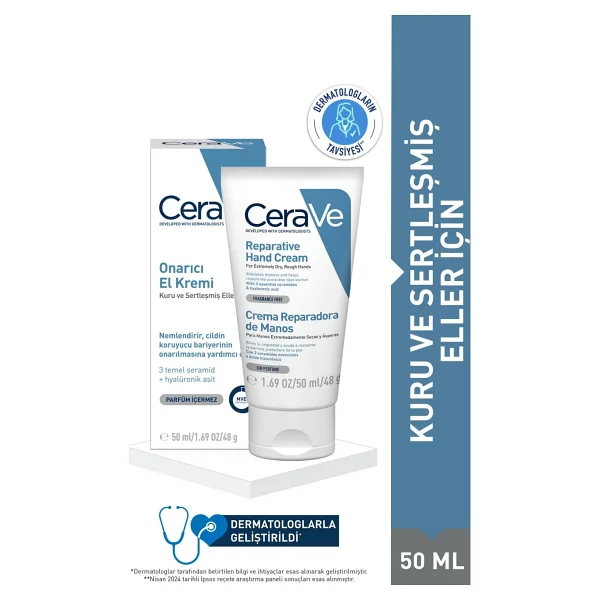Cerave Reperative Hand Cream 50 Ml Onarıcı El Kremi - Görsel 4