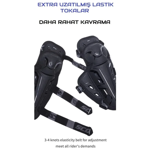 Scoyco K26 Profesyonel Mafsallı Motosiklet Dizliği - Görsel 6