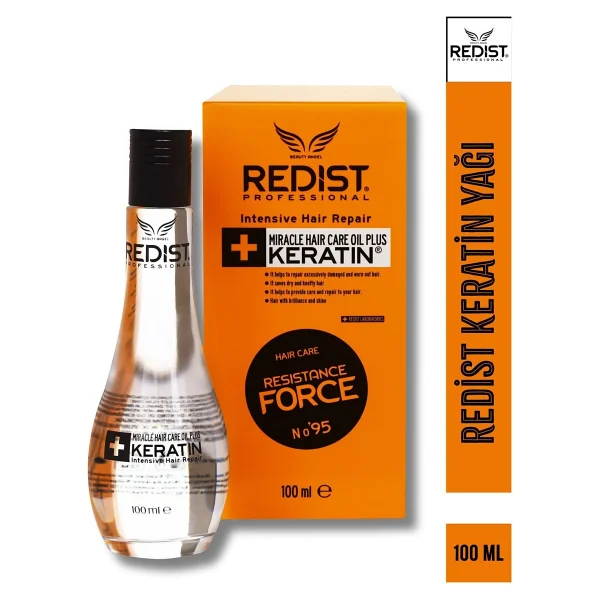 Redist Keratin Miracle Oil 100 Ml Saç Bakım Yağı - Görsel 3