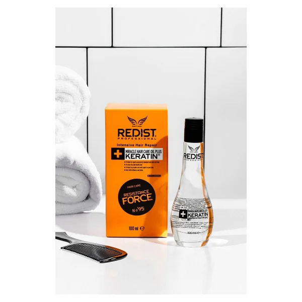 Redist Keratin Miracle Oil 100 Ml Saç Bakım Yağı - Görsel 6