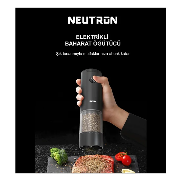 Neutron Ntl-Pg-03 Pilli Baharat Değirmeni - Görsel 4