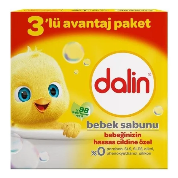 Dalin Klasik Bebek Sabunu 3x100 Gr - Görsel 2