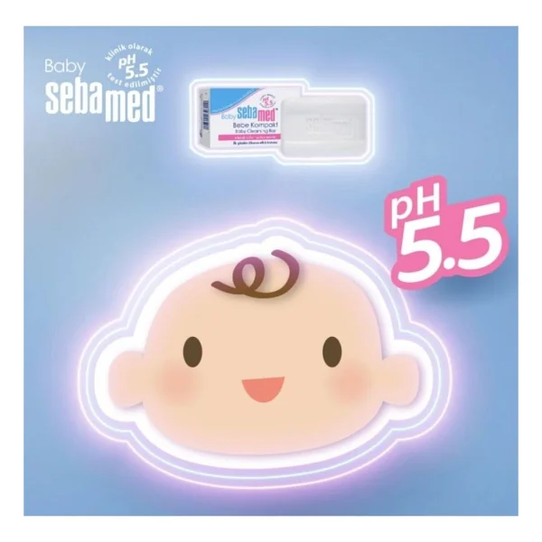 Sebamed Bebek Temizleme Sabunu Panthenol İçerikli 0+ Yaş Hassas Ciltlere Uygun Kompakt 100 G - Görsel 4