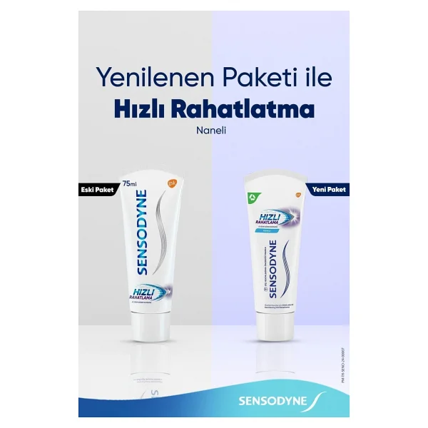 Sensodyne Hızlı Rahatlama Beyazlatıcı 75 Ml Florürlü Diş Macunu - Görsel 10