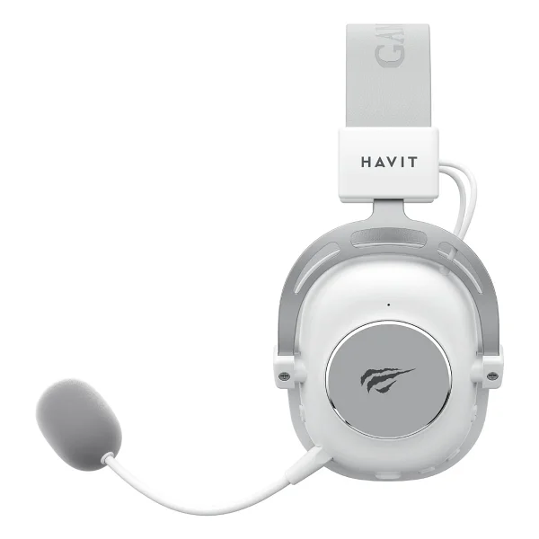 Havit Gamenote H2002yg Beyaz RGB 7.1 Kablolu/Kablosuz Kulak Üstü Oyuncu Kulaklığı - Görsel 3