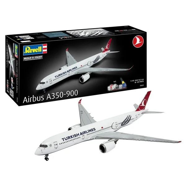 Revell 1:144 Boeing A350-900 Türk Hava Yolları Airbus 03773 Maket Seti - Görsel 5
