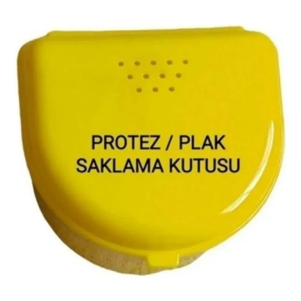 Protez Diş Kutusu Saklama Ve Taşıma Amaçlı Özel Tasarım Büyük Boy 1 Adet - Pembe - Görsel 2