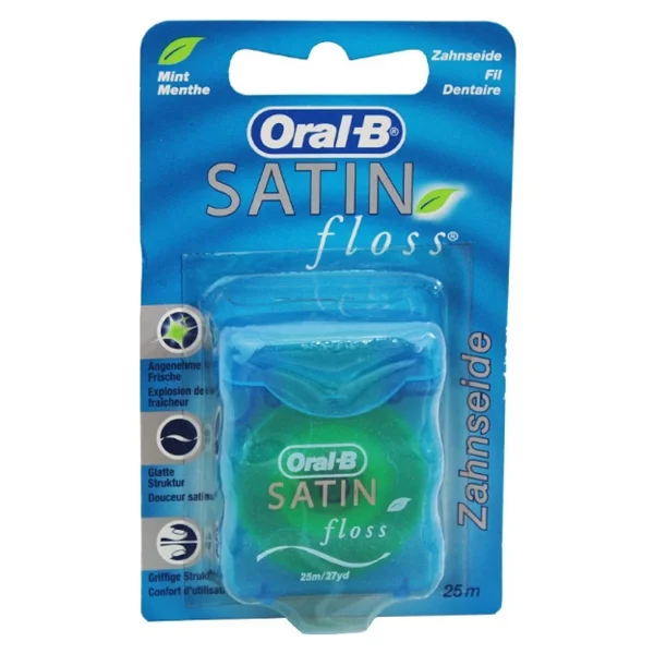 Oral-B Satin Floss Nane Aromalı 25 M Diş İpi - Görsel 3
