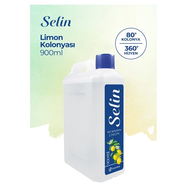 Selin Limon Bidon Kolonya 900 Ml 2'li - Görsel 3