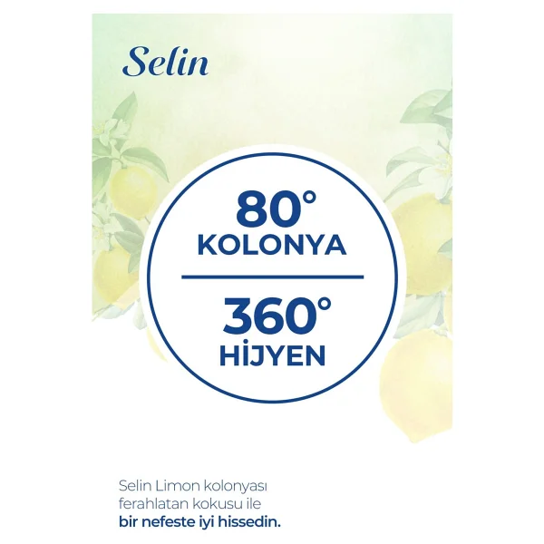 Selin Limon Bidon Kolonya 900 Ml 2'li - Görsel 6