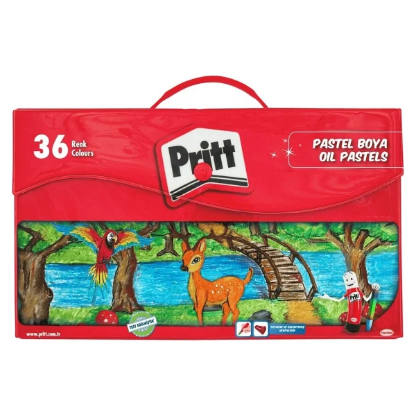 Pritt Çantalı 36'lı Pastel Boya - Görsel 4