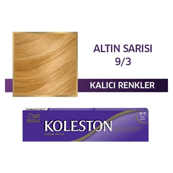 Koleston Single 9.3 Altın Sarısı Saç Boyası - Görsel 7