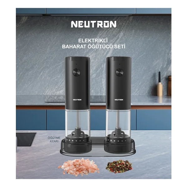 Neutron Ntl-Pg-33d Pilli 2'li Baharat Öğütücü - Görsel 6