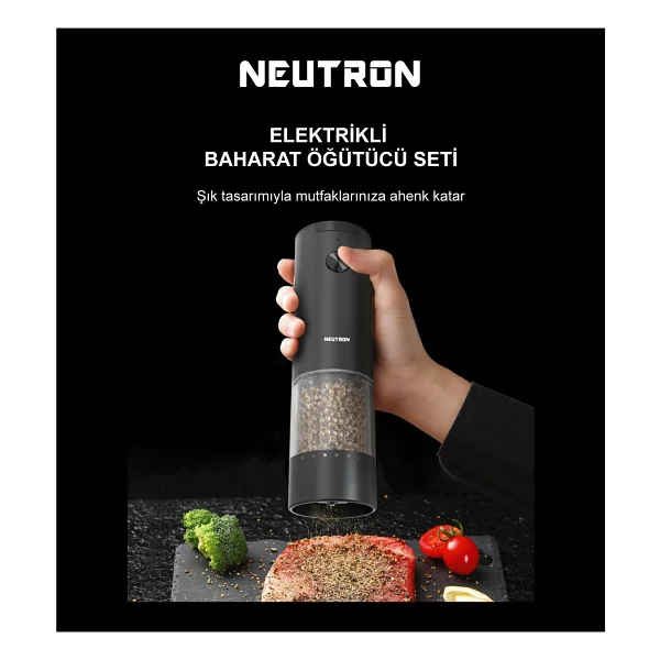 Neutron Ntl-Pg-33d Pilli 2'li Baharat Öğütücü - Görsel 2