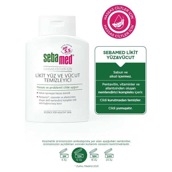 Sebamed Likit 200 Ml Yüz Ve Vücut Temizleme Jeli - Görsel 7