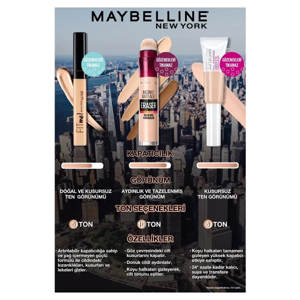 Maybelline New York Instant Anti Age Eraser Brighten 6.8 Ml Kapatıcı - Görsel 7