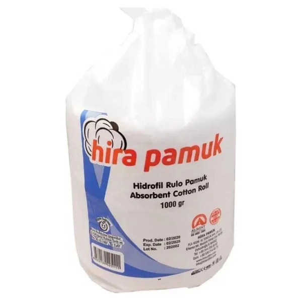 Hira Hidrofil Pamuk - Yüksek Emicilik ve Hijyenik Kullanım, 1 kg (3 Paket) - Tüm Cilt Tipleri için, Hassas Ciltle Uyumlu - Görsel 3