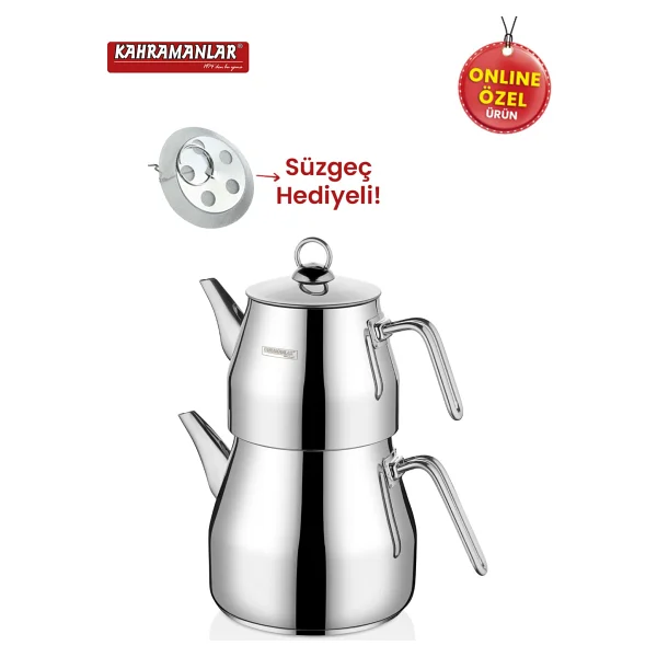 Kahramanlar Piramit XXL Çaydanlık - Görsel 4