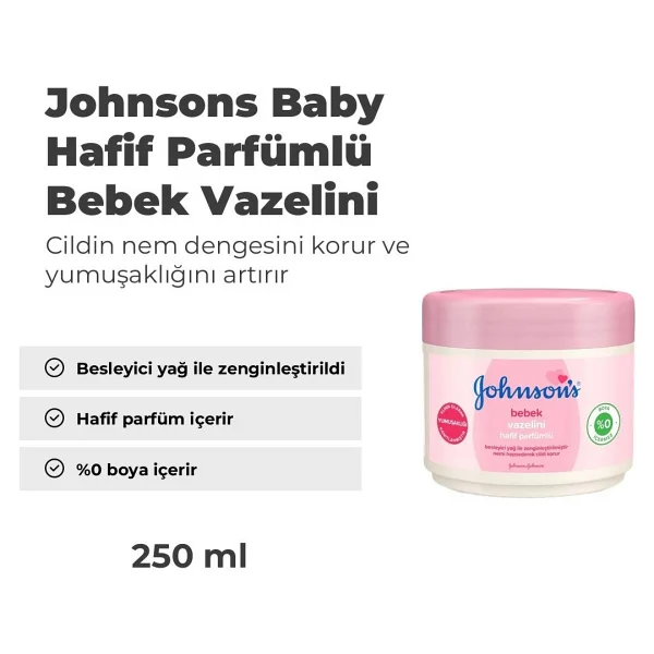 Johnson's Baby Parfümlü 250 Ml Vazelin - Görsel 3