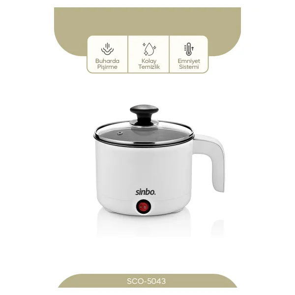 Sinbo Sco-5043 Çok Fonksiyonlu Buharlı Pişirici - Görsel 7