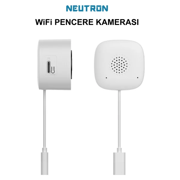 Neutron Ntl-Ip15gs-3mp Full HD Gece Görüşlü Wi-Fi Pencere Kamerası - Görsel 3