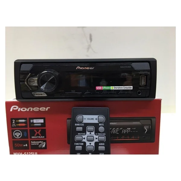 Pioneer MVH-S125UI 4x50 W Oto Teyp - Görsel 9
