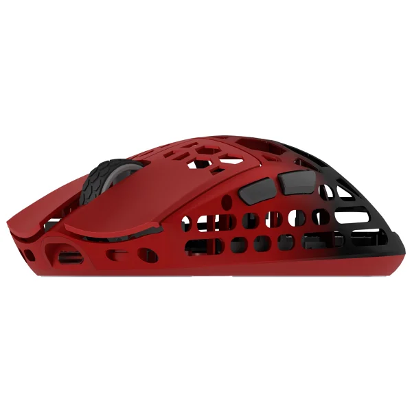 Hawk Gaming Hm620 8K Hz 30000 Dpı Tri-Mode Kablosuz/Bluetooth Siyah Kırmızı Gaming Mouse - Görsel 3