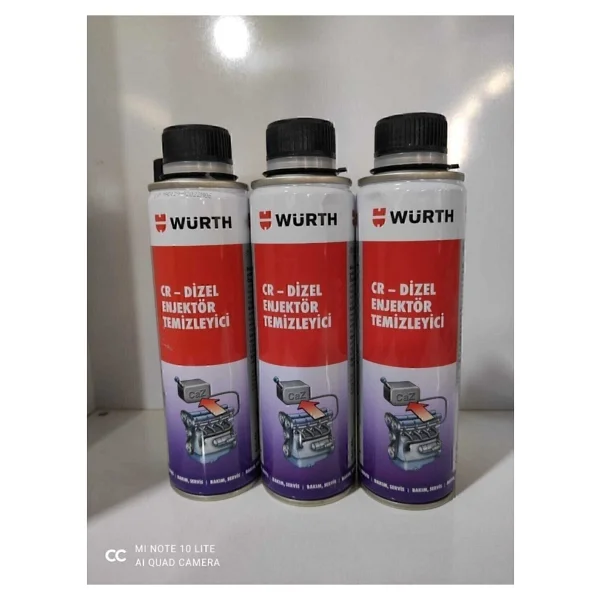 Würth 300 Ml 3'lü Dizel Enjektör Temizleyici - Görsel 2