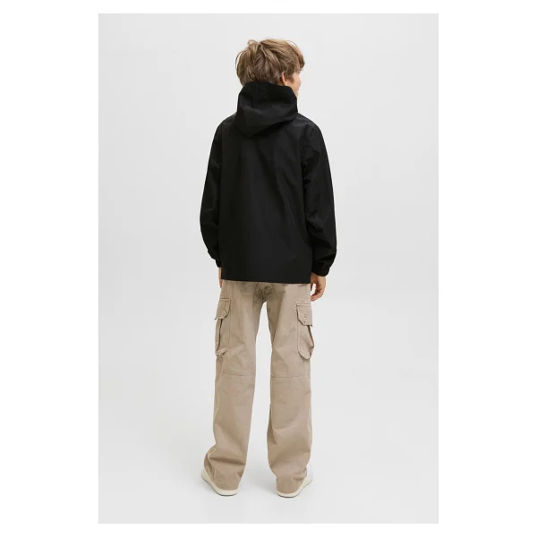 Jack & Jones Jjeflynn Raın Jacket Sn J Siyah Erkek Çocuk Ceket - 16 Yaş - Görsel 3