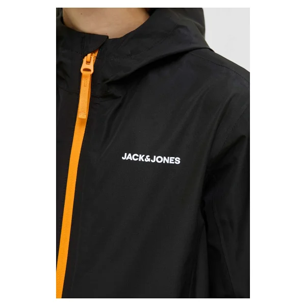 Jack & Jones Jjeflynn Raın Jacket Sn J Siyah Erkek Çocuk Ceket - 10 Yaş - Görsel 5