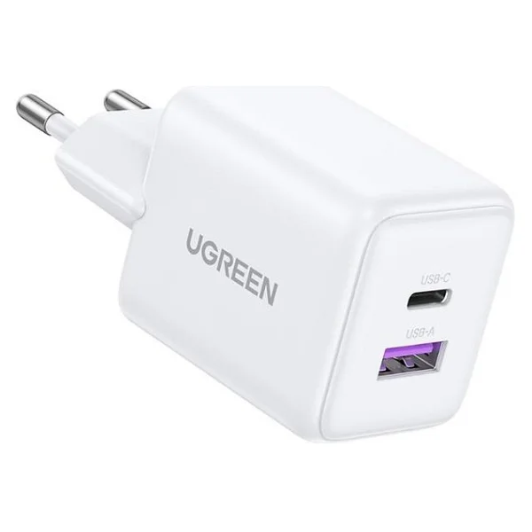 Ugreen 65015 30 W Beyaz Hızlı Şarj Adaptörü - Görsel 3