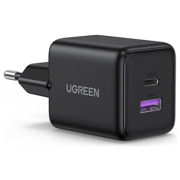 Ugreen 65014 30 W Siyah Hızlı Şarj Adaptörü - Görsel 4