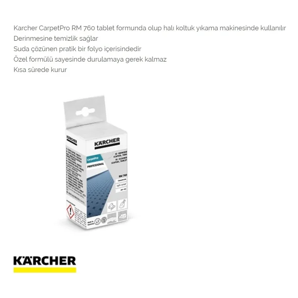 Karcher Puzzi Premium Set Halı Koltuk Yıkama Makinesi-Deterjan Kullanılabilir Yüksek Güçlü Halı Ve Zemin Yıkama +Köşe Aparatı +Karcher 48 Adet Yıkamalı Deterjan - Gri - Koyu Gri - Görsel 8