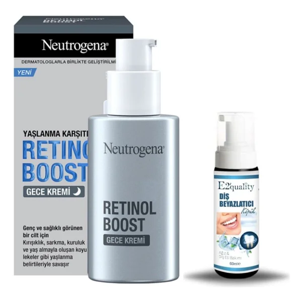 Neutrogena Retinol Boost Gece Kremi 50 Ml - Dezenfektan Hediyeli (%72 Alkol) - Görsel 3