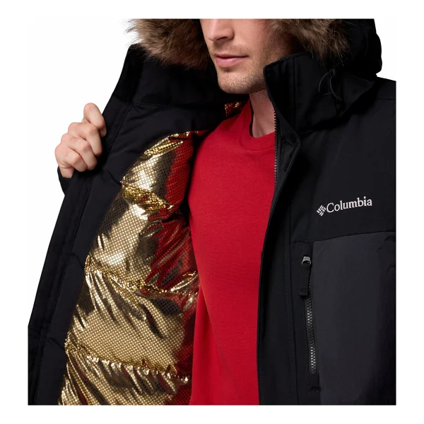 Columbia Marquam Peak Fusion Iı Wm7843-010 Kapüşonlu Siyah Erkek Parka - Görsel 5