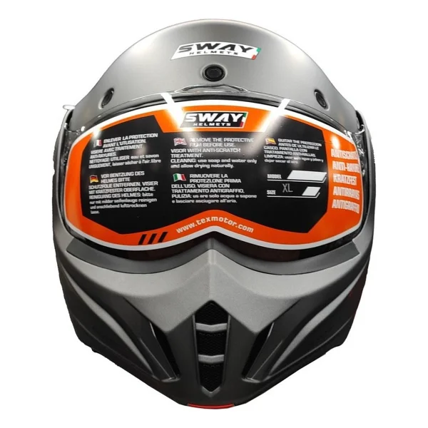 Sway Sw 907 Stratos Çene Açılır Motor Kaskı - Görsel 6