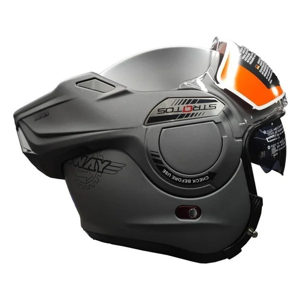 Sway Sw 907 Stratos Çene Açılır Motor Kaskı - Görsel 3
