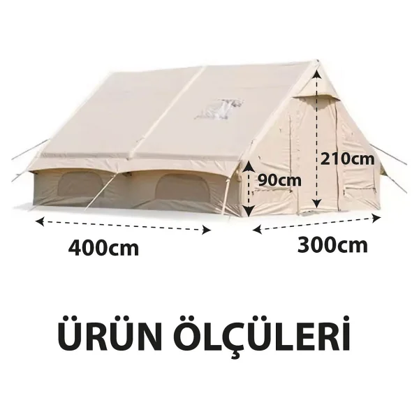 Robo 12 Kişilik 4 Mevsim Şişme Çadır - Görsel 8