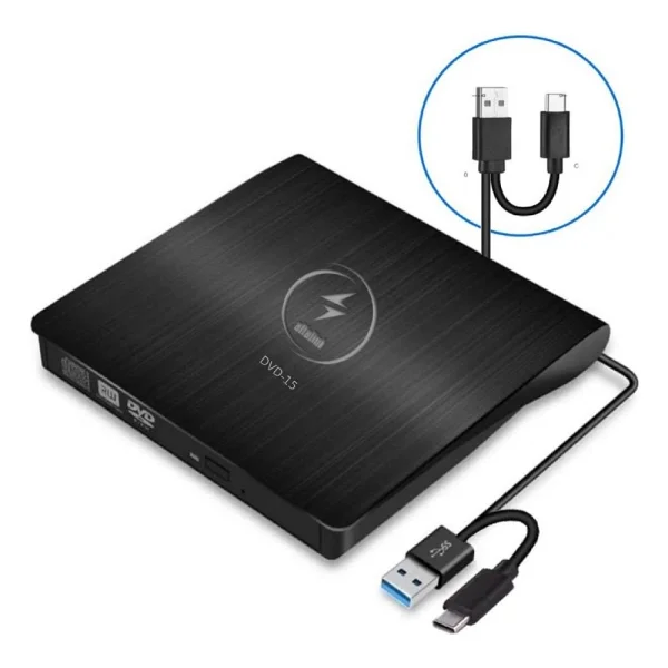 Alfalink Al-Dvd15 USB 3.0 Ultra Slim Taşınabilir DVD Optik Yazıcı - Görsel 7