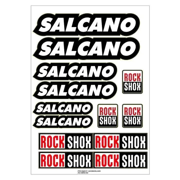 Salcano Bisiklet Kadro Sticker Seti 02 - Görsel 2
