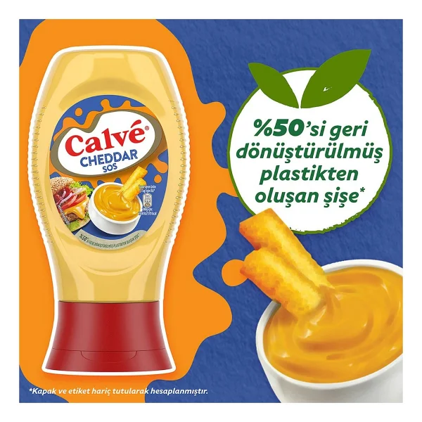 Calve Sos Cheddar 240 Gr X3 Adet - Görsel 4