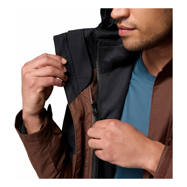 Columbia Bugaboo Iıı Fleece Interchange 3ın1 Wm8497-256 Kapüşonlu Kahverengi Erkek Mont - Görsel 7
