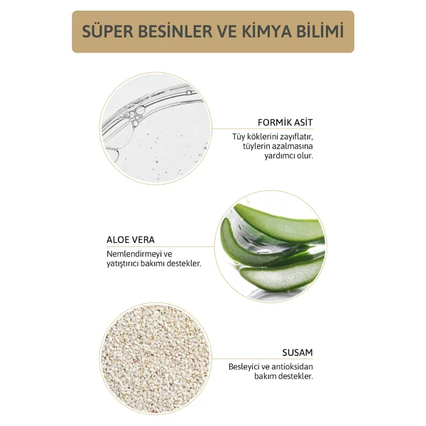 Ornate Karınca Yumurtası Yağlı Tüy Azaltıcı Ve Dökücü Serum 30ml %5 Formic Acid + %10 Aloe Vera - Görsel 3