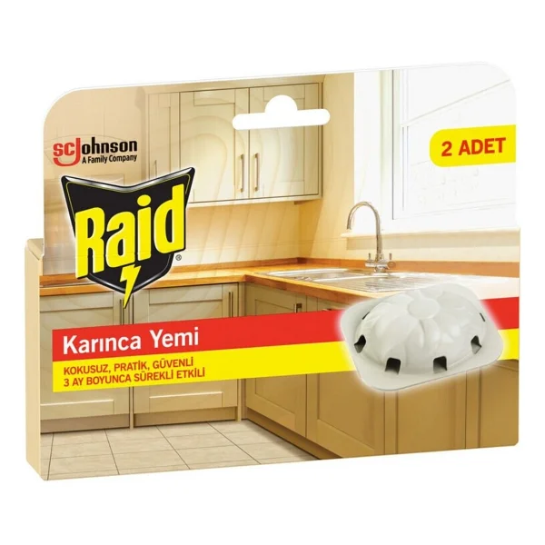 Raid Kokusuz Karınca Yemi - Uzun Süreli Etki, 3 G X 2 Adet, Pratik Kullanım Ve Hızlı Sonuç İçin Güçlü Formül - Görsel 5