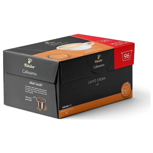 Tchibo Cafissimo Caffe Crema Rich Aroma Kapsül Kahve 96'lı - Görsel 5