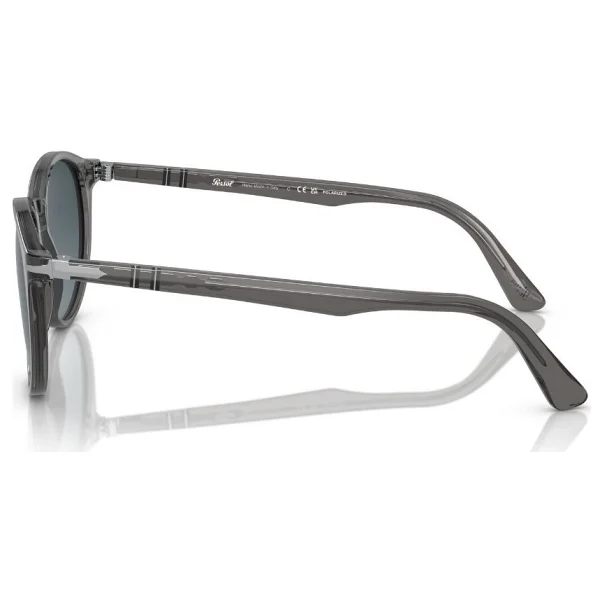 Persol Po3152s 1196s3 Transparent Grey-Dark Blue Polarize Erkek Güneş Gözlüğü - Görsel 2