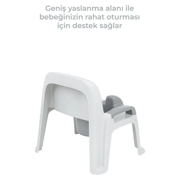 Babyjem Afacan Beyaz Lazımlık - Görsel 3