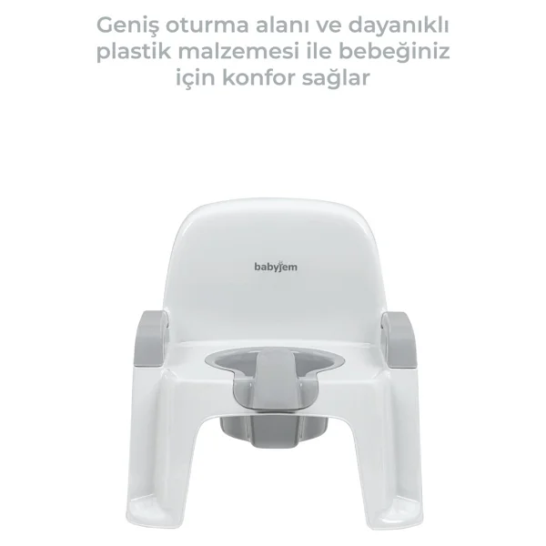 Babyjem Afacan Beyaz Lazımlık - Görsel 4